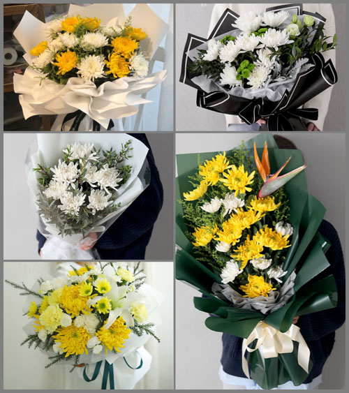 北京怀柔区渤海镇六渡河村白事花束代送